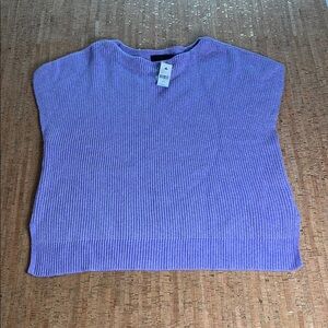NWT Lane Bryant Purple Crew Neck Sweater Size 18-20